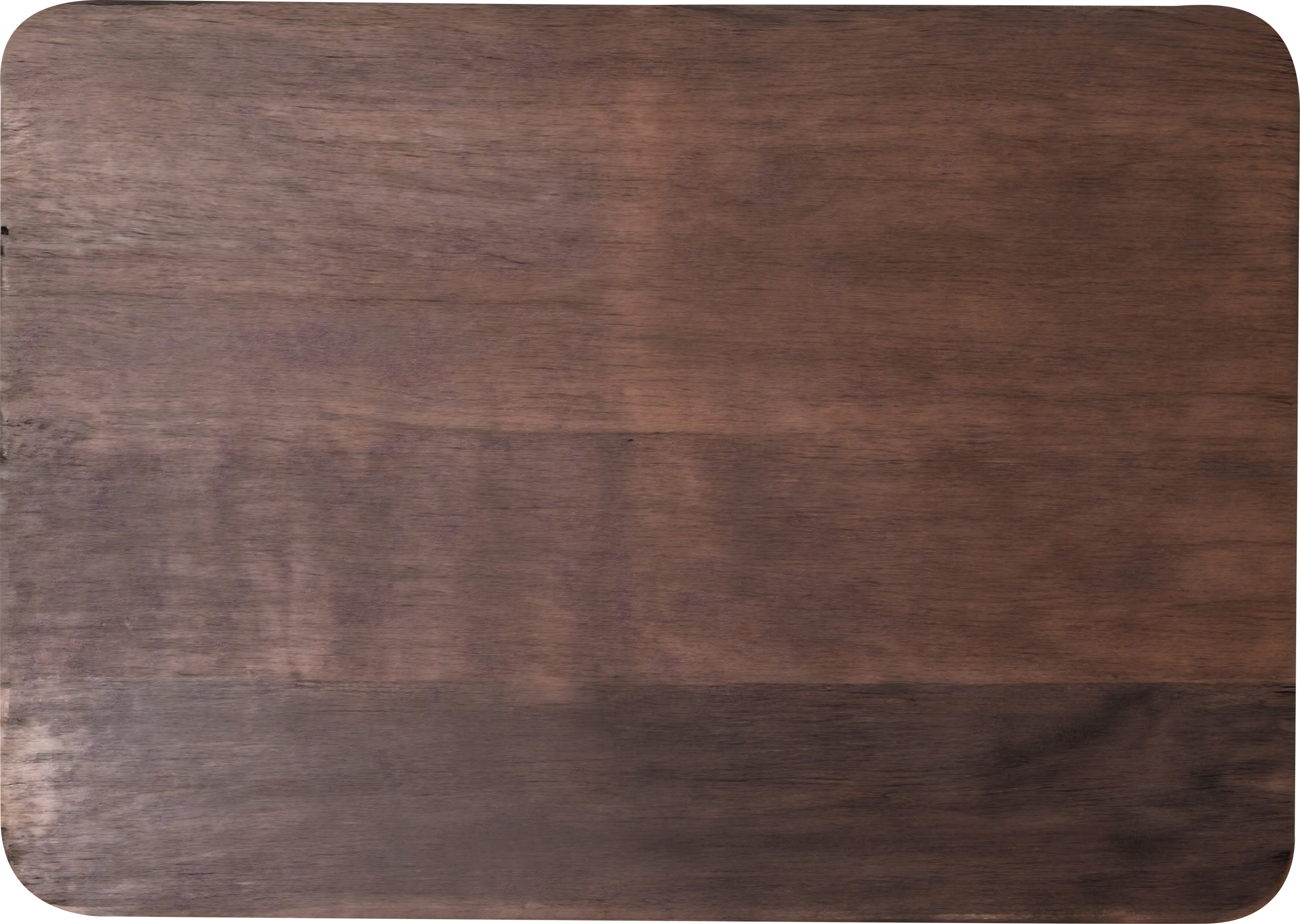 Top view of empty wooden tray isolated on background.